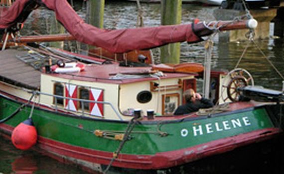 Helene im Museumshafen, Segelschiff