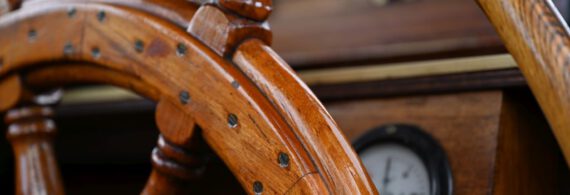 TIGER STEUERRAD aus Holz