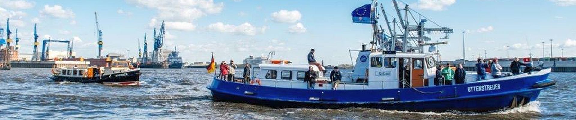 OTTENSTREUER mit Gästen im Hamburger Hafen 2019