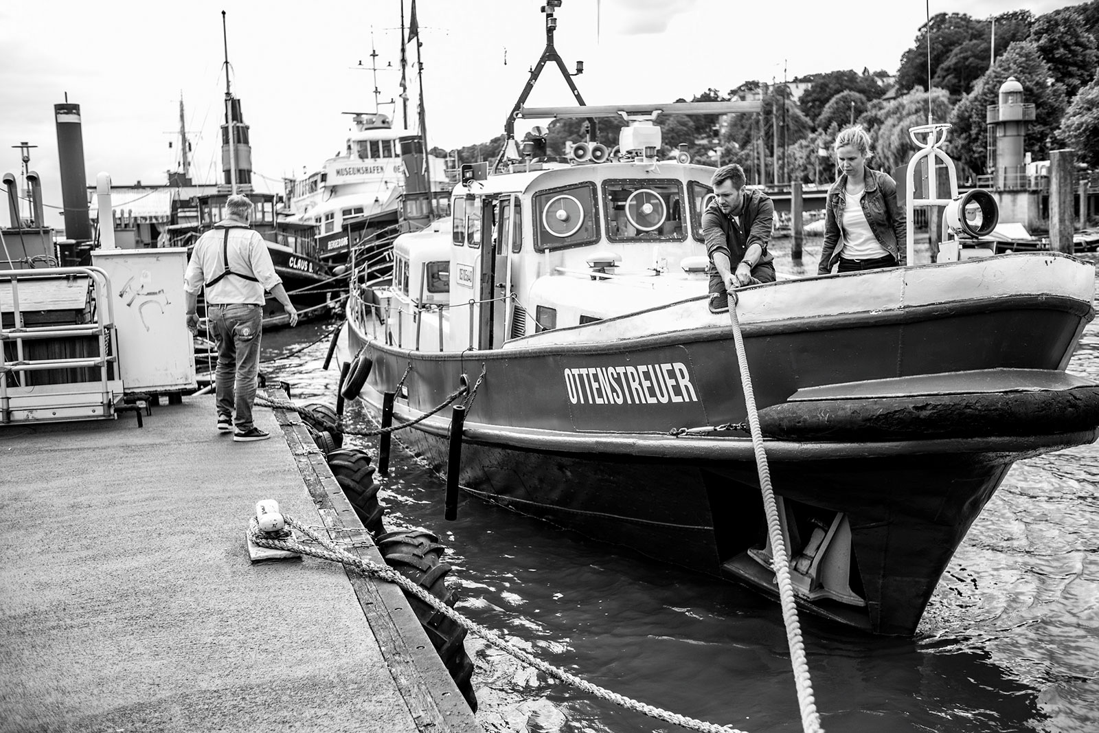 OTTENSTREUER – Polizeiboot von 1958
