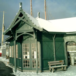 Vereinshaus DÖNS im Winter. Copyright Beate Bierkämper