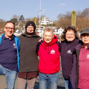 Das Team Hafenlotsen des Museumshafen Oevelgönne (c) Gerhard Greiner