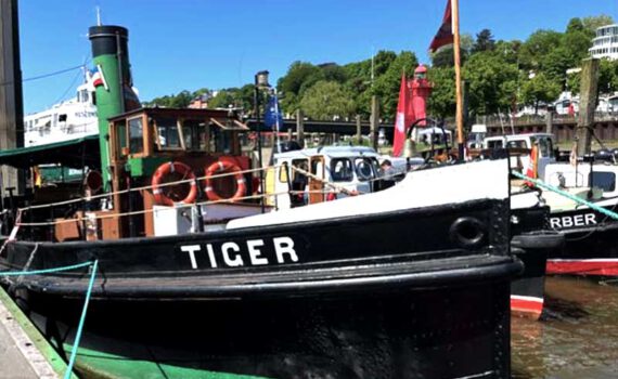 Dampfschlepper Tiger, Museumshafen Oevelgönne, Hamburg