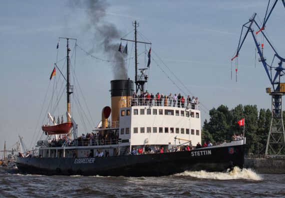 Dampfeisbrecher STETTIN, Museumshafen Oevelgönne, Hamburg